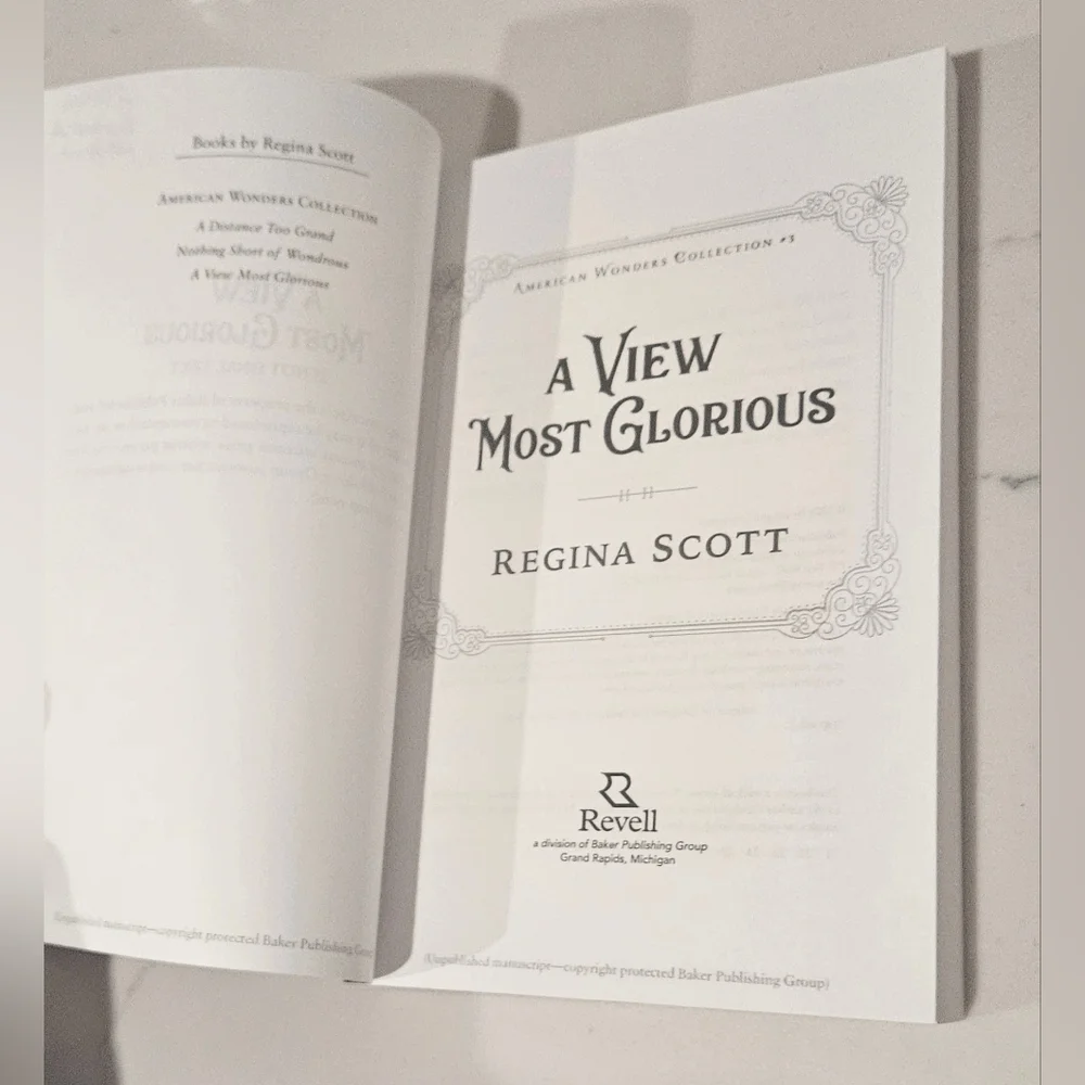 BOGO A View Most Glorious Book by Regina Scott Paperback Book